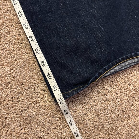 J. Crew Point Sur Jeans Womens 32 Blue Wide Leg Puddle 100% Cotton Made in USA - Picture 9 of 9